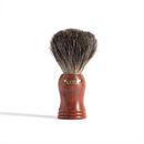 PLISSON bubinga high-mounted handle and Russian Grey shaving brush